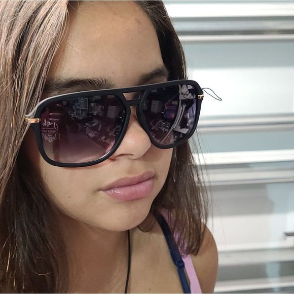 Retro Celebrity Style Flat Top Key Hole Aviator Su - Picture 8 of 8